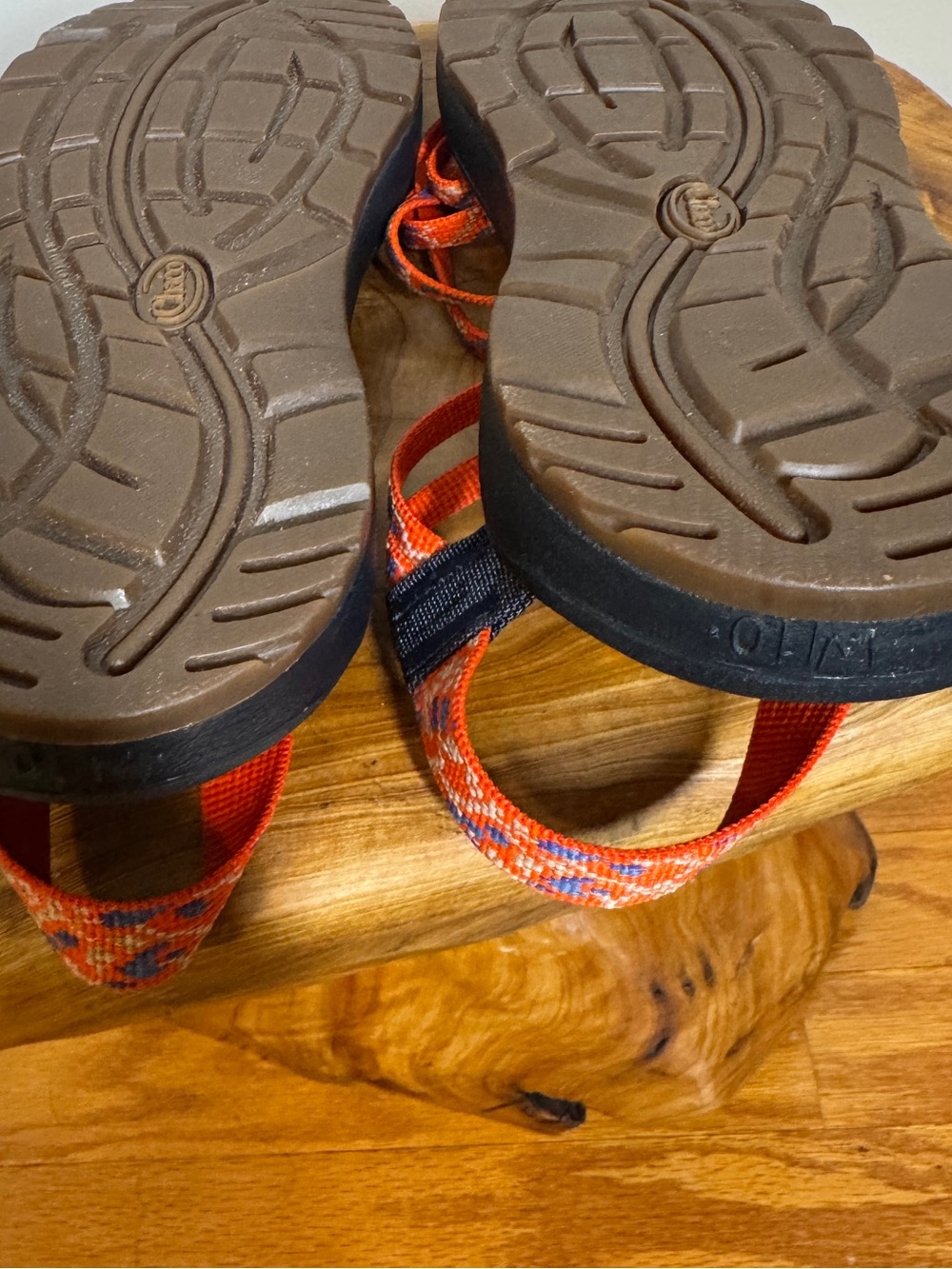 Chaco ZX/2 Cloud Dual Strap Cushioned Sandals Women Botanic Spicy Orange Sz. 10 - Picture 10 of 10